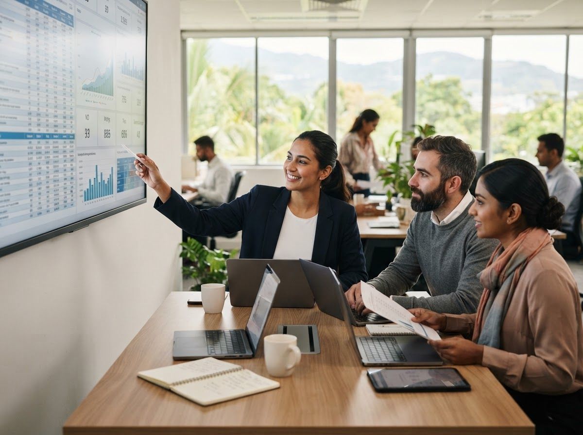 Lugn Avkastnaden – dataanalysteam och infrastruktur med bas på Mauritius